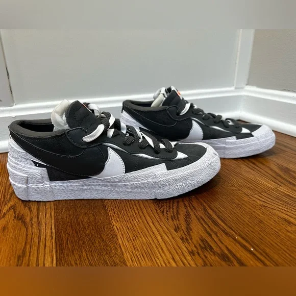 Nike sacai x Blazer low Iron Grey size 8 men - Picture 1 of 7